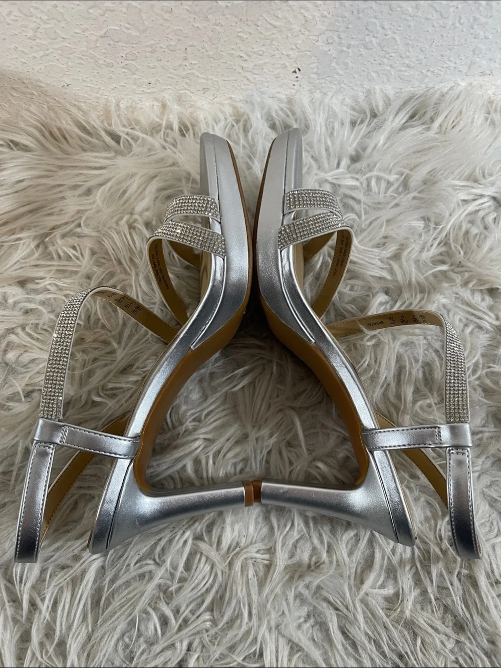 Naturalizer Brenta 2 Strappy Dress Heels Rhinestone Size 10 NEW